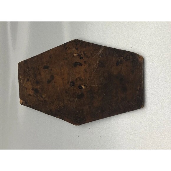 Vintage Brown Wooden HICKOK Knight Mid Century Cuff Links Tie Bars Men’s Tray - Picture 5 of 7